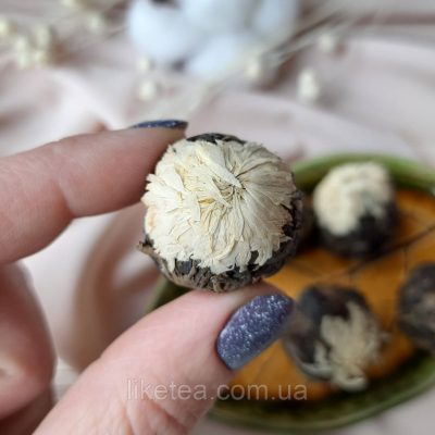 Шень пуэр с белой хризантом свежий зеленый китайский чай  1 шт